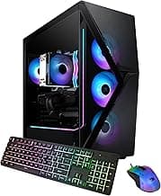 Slate MESH Gaming PC Desktop Computer Intel Core i7 14700F CPU, NVIDIA GeForce RTX 5070 12GB GPU, 32GB DDR5 RGB 5200MHz RAM, 1TB NVMe SSD, Windows 11 Home, Keyboard and Mouse - SMI7N5701