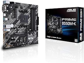 ASUS Prime B550M-K AMD B550 Socket AM4 Micro ATX DDR4-SDRAM Motherboard