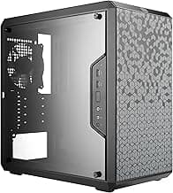 Cooler Master MasterBox Q300L Micro-ATX PC Case – Compact mATX Computer Case with Magnetic Dust Filters, Modular Adjustable I/O Panel, Perforated Airflow Design, 1 x 120mm Pre-Installed Fan, Black