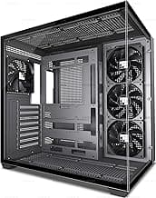 FOIFKIN F300 (2025) PC Case - Pre-Installed 4 No RGB Fan, ATX Mid-Tower Computer case, Gaming PC Case, 270° Panoramic Glass with Type-C, FOIFKIN (Black+)