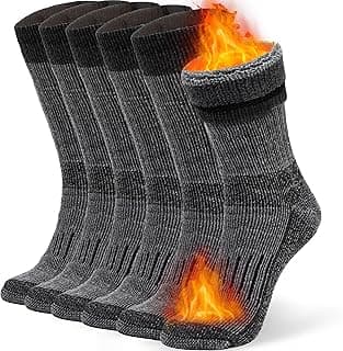 Warm Thermal Wool Socks for Winter Moisture Wicking and Breathable Cozy Boot Socks