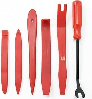 Sunplustrade Auto Trim Removal Tool Set (No Scratch Plastic Pry Tool Kit) - Auto Trim Tool Kit Car Tools, Easy Door Panel Removal Tool, Fastener Removal, Clip, Molding, Dashboards, Interior Trim Tools