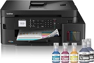 Brother INKvestment Tank 980 Wireless and Ethernet Color Inkjet All-in-One Printer with Multipurpose Tray | Includes up to 3 Years of Ink in-Box(1) and Limited Warranty(2) (MFC-T980DW)