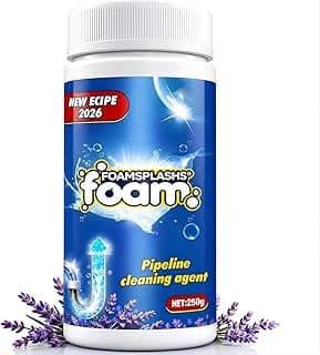 Drain Cleaner, Drain Clog Remover, Pipeline Dredging Agent, Powerful Pipe Dredging Agent, Powerful Sink & Toilet & Kitchen & Bathroom Cleaning 4 in 1, 1PCS(Unscented)