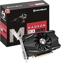 maxsun AMD Radeon RX 550 4GB GDDR5 ITX Computer PC Gaming Video Graphics Card GPU 128-Bit DirectX 12 PCI Express X16 3.0 DVI-D Dual Link, HDMI, DisplayPort
