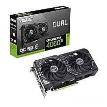 ASUS Dual GeForce RTX™ 4060 Ti OC Edition 8GB GDDR6 (PCIe 4.0, 8GB GDDR6, DLSS 3, HDMI 2.1, DisplayPort 1.4a, Axial-tech Fan Design, 0dB Technology, and More)